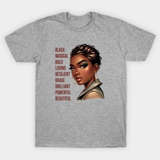 Beautiful Black Woman T-Shirt